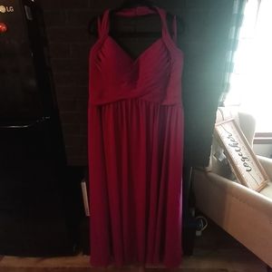 Mulberry color formal dress